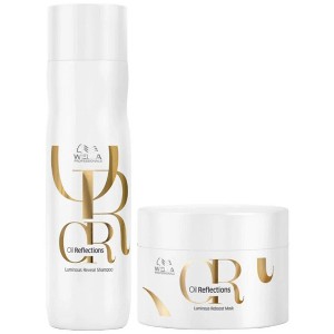 Wella OIL REFLECTIONS Luminous Reveal Shampoo (8.45 oz) & Reboost Mask (5.07 oz) Shampoo + Hair Masque DUO SET KIT - 1 of 4