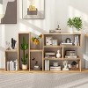 Convex Bookshelf 3-Shelf Open Bookcase Room Organizer with Anti-Toppling Device - 3 of 4