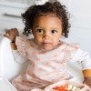 Tiny Twinkle Mess-Proof and Waterproof Baby Bib/Apron with Ruffled Shoulder, Machine Washable and BPA-Free - 4 of 4