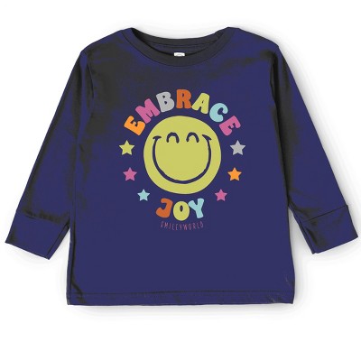 The Juniper Shop SmileyWorld Embrace Joy Toddler Long Sleeve Tee
