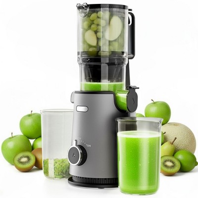 Aeitto Cold Press Juicer,juicer machine with 4.35" Large Feed Chute Fit Whole Fruits and Vegetables & Easy to Clean