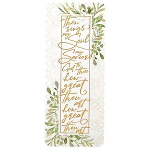 Dicksons How Great Thou Art Green Foliage 7 x 2.5 Laminated Cardstock Bookmark Pack of 12 - 1 of 2