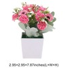 Unique Bargains Artificial Plants Chrysanthemum Plastic 2.95"x2.95"x7.87" 1 Pcs - 3 of 4