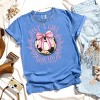 Simply Sage Market Just A Girl Who Loves Soccer Coquette Garment Dyed Tee - 3 of 4