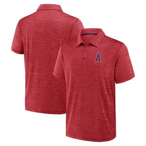 MLB Los Angeles Angels Men's Heather Polo T-Shirt - 1 of 3