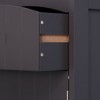 MOEPISY Bathroom Storage Cabinet, Free Standing Bathroom Storage Unit, Tall Linen Tower with 3-Tier Shelves and Drawer - 3 of 4
