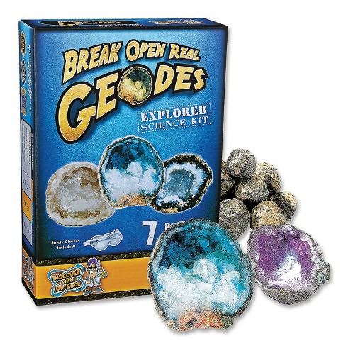 Mindware Break Open Real Geodes Science Kit - 7 Geodes - Science And ...