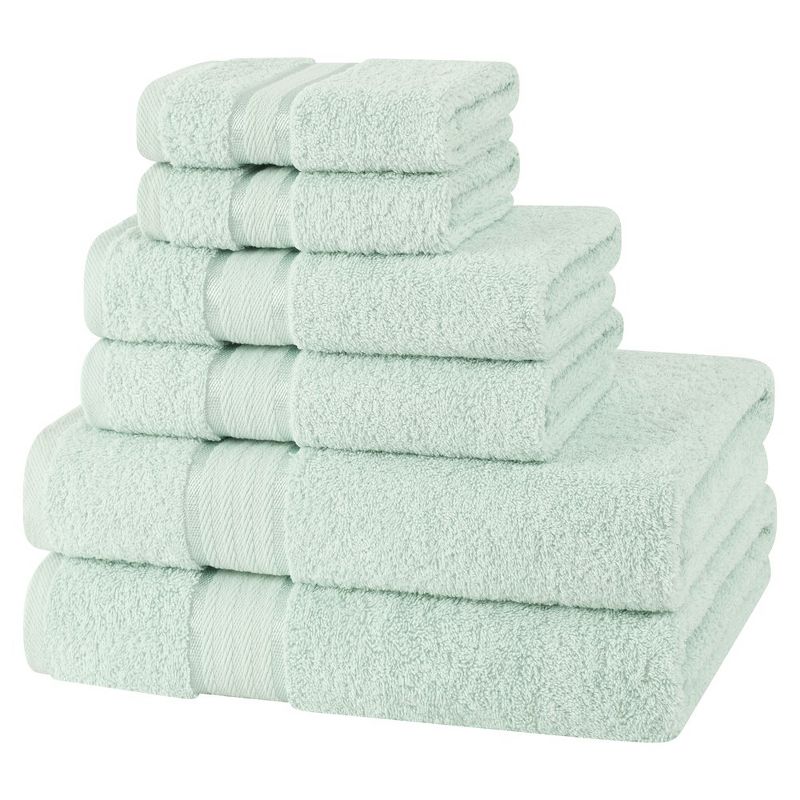American Soft Linen 6 Piece Towel Set, 100% Cotton Towels for Bathroom, Dorlion Collection, 3 of 4