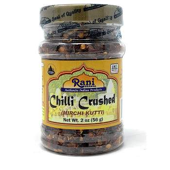 Crushed Chilli (Pizza Type Cut) - 2oz (56g) -  Rani Brand Authentic Indian Products