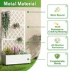 Iron Rectangular Planting Box With Climbing Frame,Raised Garden Bed With Trellis - 4 of 4