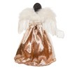 Kurt Adler 16-Inch White/Rose Gold Angel Tree Topper - 4 of 4