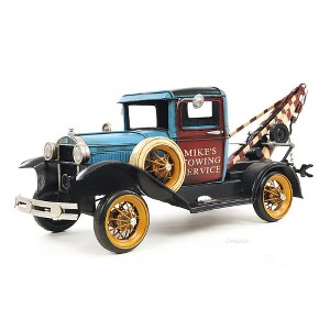 Old Modern Handicrafts 1:12 Scale 1931 Ford Model A Tow Truck – Handcrafted Iron Vintage Vehicle Replica - 1 of 4