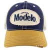 Adult Modelo Distressed Patch Logo Snapback Hat with Mesh - 2 of 4