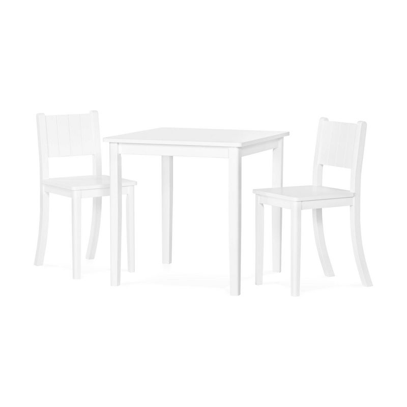 Child Craft Cafe Table and Chairs - Matte White, 2 of 5