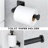 Attop Matte Black Bathroom Accessories Set, 4 Pieces Bathroom Hardware Set, 24 inch Towel Bar, Towel Racks for Bathroom - 4 of 4