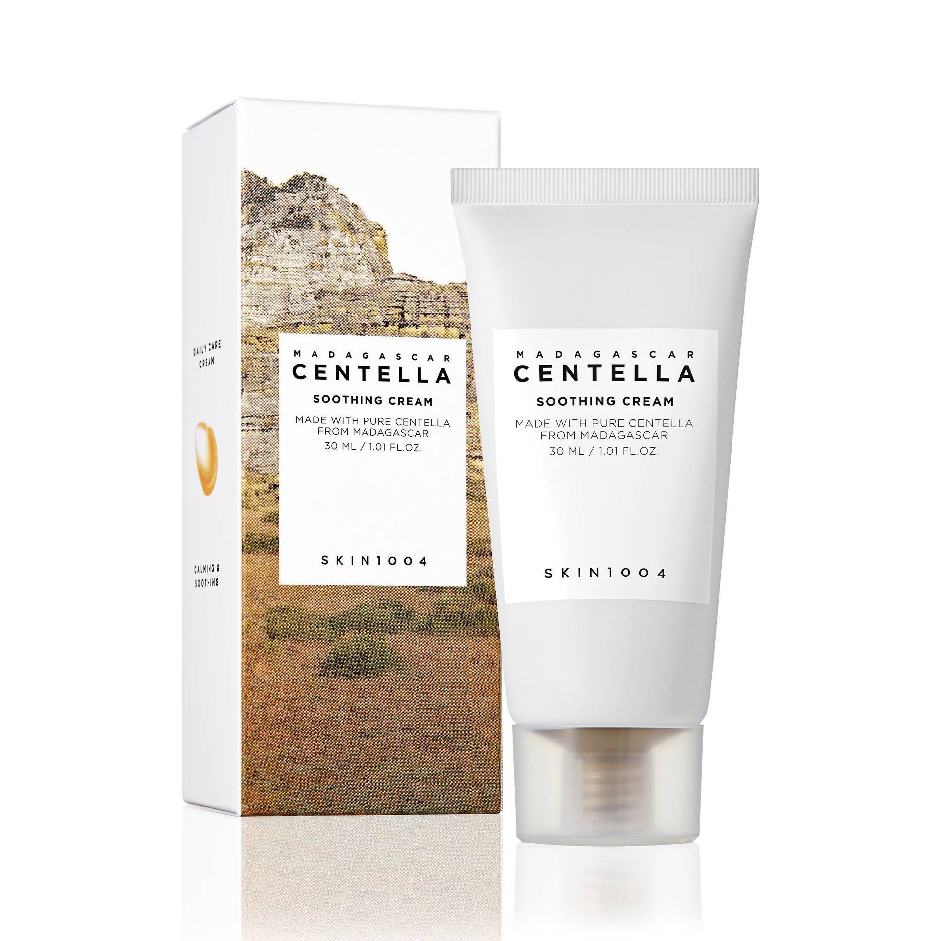 SKIN1004 Madagascar Centella Soothing Cream Korean Skincare for Soothing, Hydration, and Strengthenening of Skin Barrier - 30ml