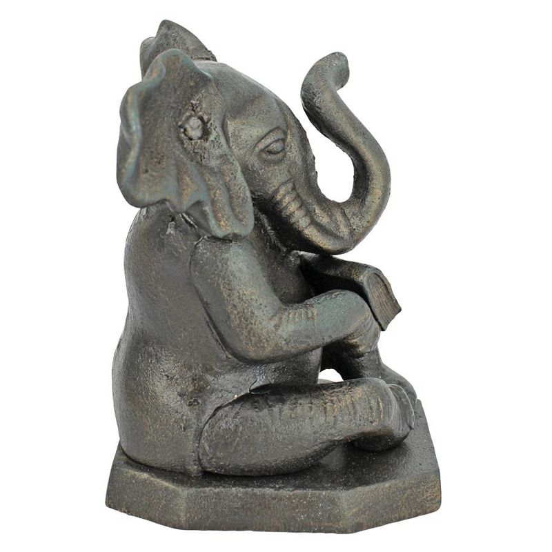 Design Toscano Educated Elephant Cast Iron Bookend: Single, 2 of 7