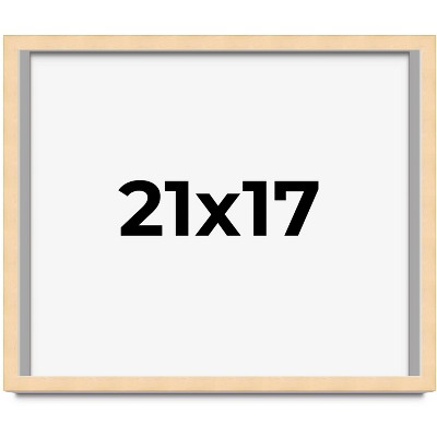 PosterPalooza | 21x17 Wood Frame with UV Acrylic, 6 Finishes: Black, White, Bronze, Silver, Wood, Mahogany