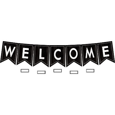 Teacher Created Resources Modern Farmhouse Pennants Welcome Bulletin Board Set (TCR8506)