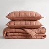 Alsace Flax Linen Garment Washed Quilt Set - 2 of 4