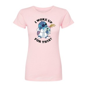 Women's - Disney - Woke Up Fitted Graphic T-Shirt - 1 of 1