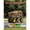 Steel Garden Wheelbarrow - Convertible Wheelbarrow, Foldable Sides, Quick-Release Hinges, Heavy Duty, Corrosion-Resistant Frame - 3 of 4