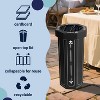happimess Fleur 25-Gallon Traditional Classic Disposable Corrugated Cardboard Event Trash Can and Recycling Bin - 3 of 4