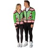 Seven Times Six SpongeBob SquarePants Men's Patrick Star Ugly Sweater Button-Up Knit Cardigan Green - 3 of 4