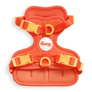 THE LICKER STORE Arlo Adjustable Soft Padded No Pull Pet Harness with 3 Buckles and 3 Leash Clips - 1 of 4
