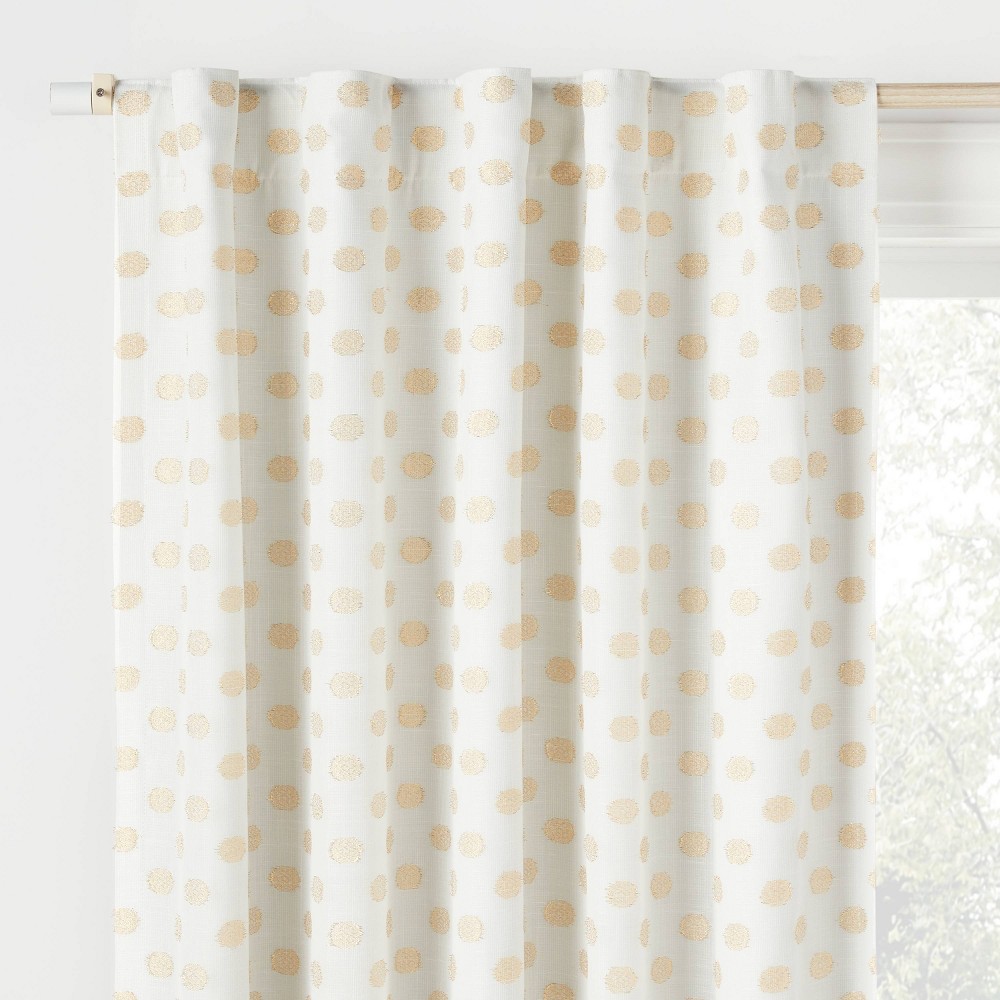 Photos - Curtains & Drapes 84" Kids' Blackout Window Panel Clip Gold - Pillowfort™