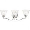 Livex Lighting Moreland 3 - Light Vanity in  Polished Chrome - 4 of 4