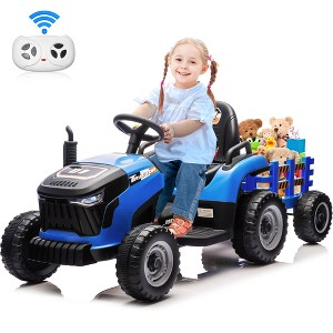 JOYRACER 2WD 24V 2-Seater Electric Ride-On UTV for Kids, 2×75W Motors, Remote Control, LED Lights, Spring Suspension, 3 Speeds & Bluetooth Music - 1 of 4
