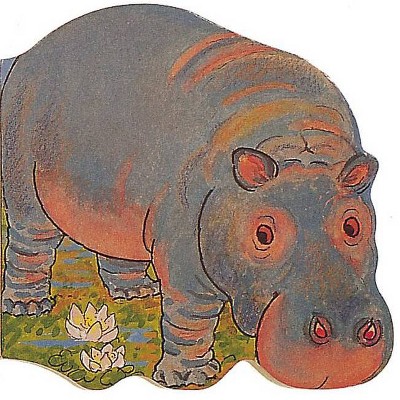 Hippo - (Pocket Pals (Safari Ltd)) (Board Book)