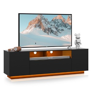 TV Stand for 65 Inch TV, 58" Entertainment Center with Storage Cabine - 1 of 4