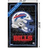 Trends International NFL Buffalo Bills - Neon Helmet 23 Framed Wall Poster Prints - 3 of 4