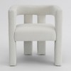 KINWELL 24" Wide Boucle Upholstered Armchair (Set of 2) - 3 of 4