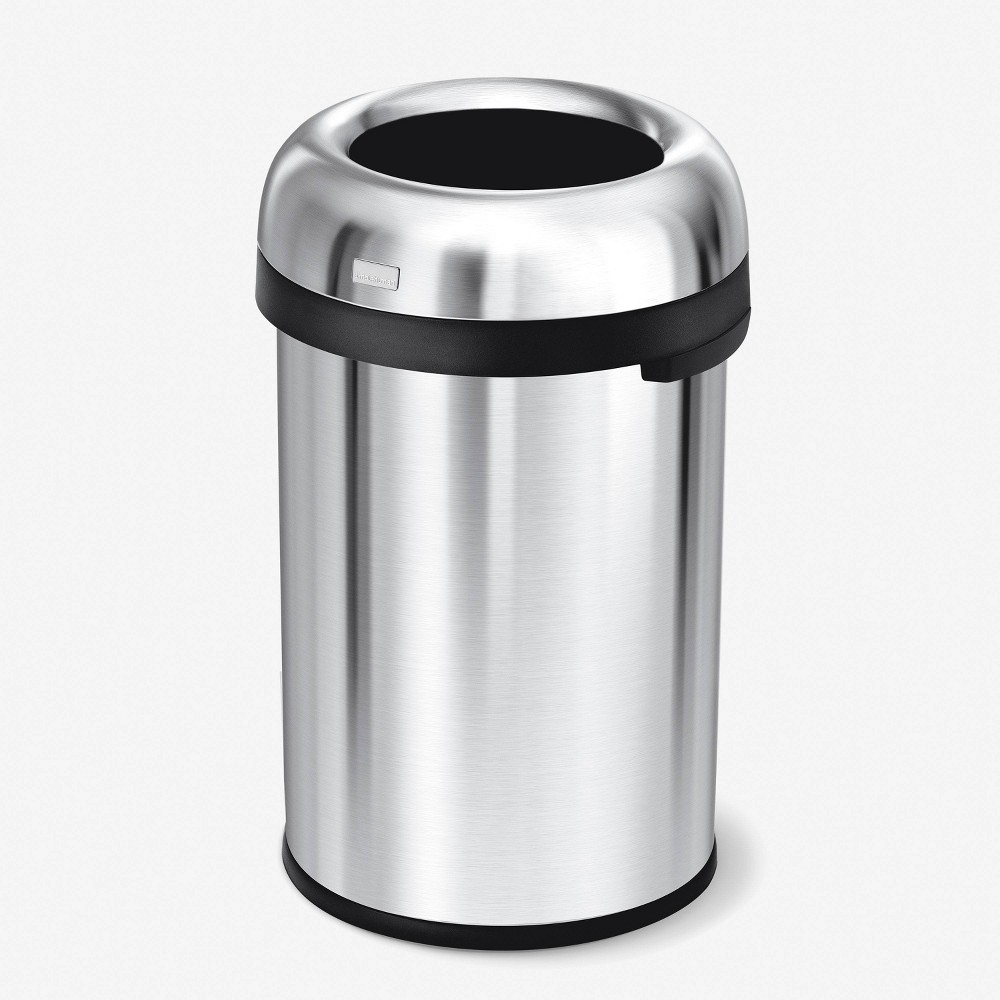 Photos - Waste Bin Simplehuman 115L Open Top Commercial Trash Can Stainless Steel 