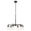 Kichler Lighting Winslow 6 - Light Chandelier in  Bronze - 3 of 4