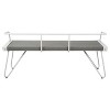 Stefani Industrial Dining, Entryway Bench - White - Lumisource - image 4 of 4