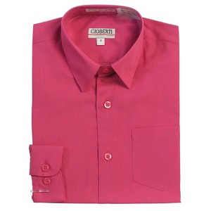 Gioberti Boy's Long Sleeve Dress Shirt - 1 of 3