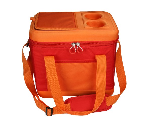 Evergreen 24 Can Cooler - Company Red
