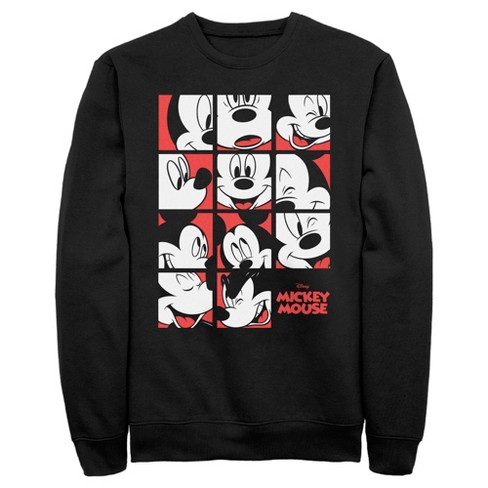 Disney - Black Mickey shops Mouse Expressions Crewneck