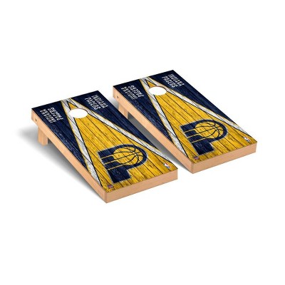 NBA Indiana Pacers Premium Cornhole Board Triangle Weathered Version