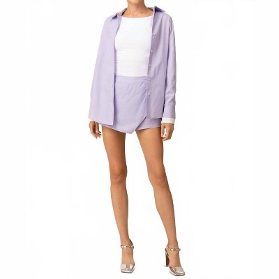 Women's Maxine Long Sleeves Shirt - line and dot