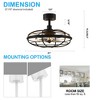 Airsurfer 21-inch 7-Blade Dimmable LED Ceiling Fan with Light and Remote - 2 of 4