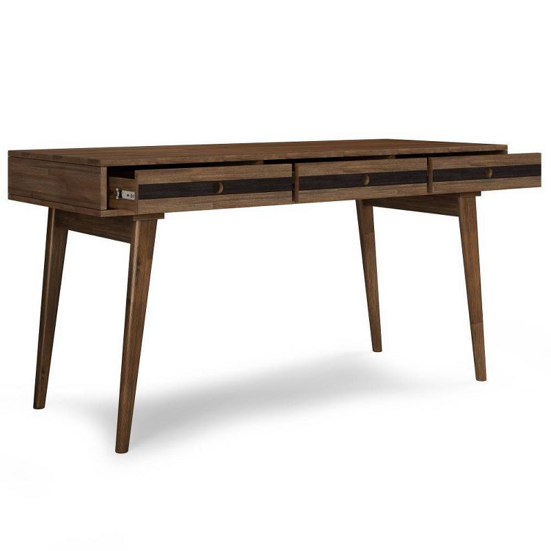 Wright Desk Rustic Natural Aged Brown - WyndenHall, 1 of 12