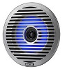 Kicker 51KM614FL 6.5-Inch (165mm) Thin-Mount Marine Coaxial Speakers with RGB LED, 4-Ohm, White & Silver Grilles Included - 4 of 4