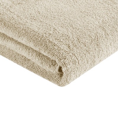 12-Piece Beige Cotton Quick-Dry Bath Towel Set