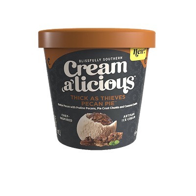 Creamalicious Thick As Thieves Pecan Pie Ice Cream - 16oz