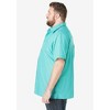 KingSize Men's Big & Tall Striped Short-Sleeve Sport Shirt - 4 of 4